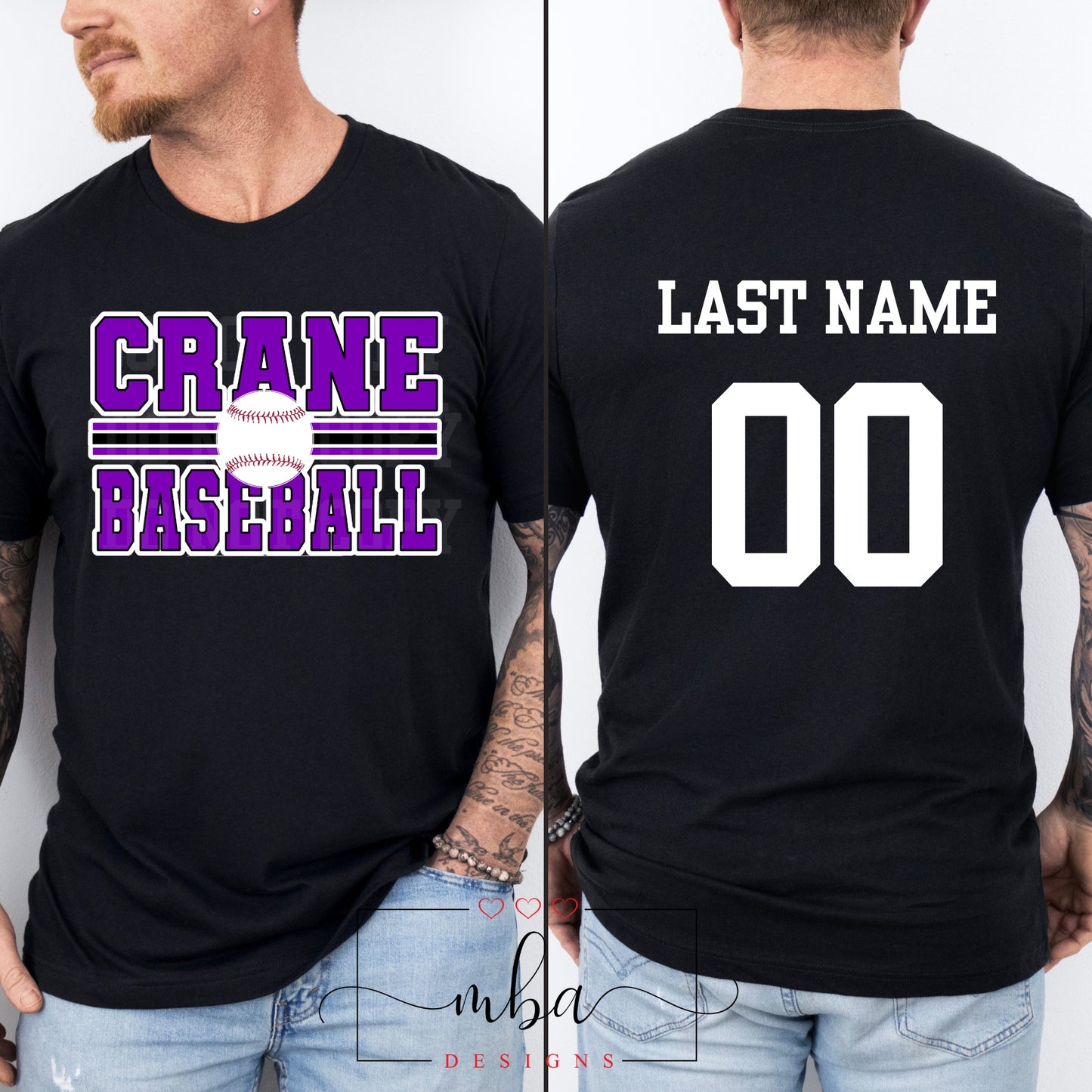 Custom Team Name and Color Baseball 2025