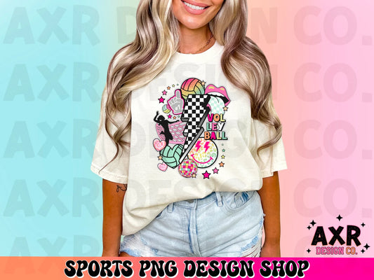 VOLLEYBALL RETRO BOLT