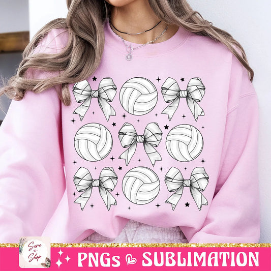 VOLLEYBALL BOW COLLAGE