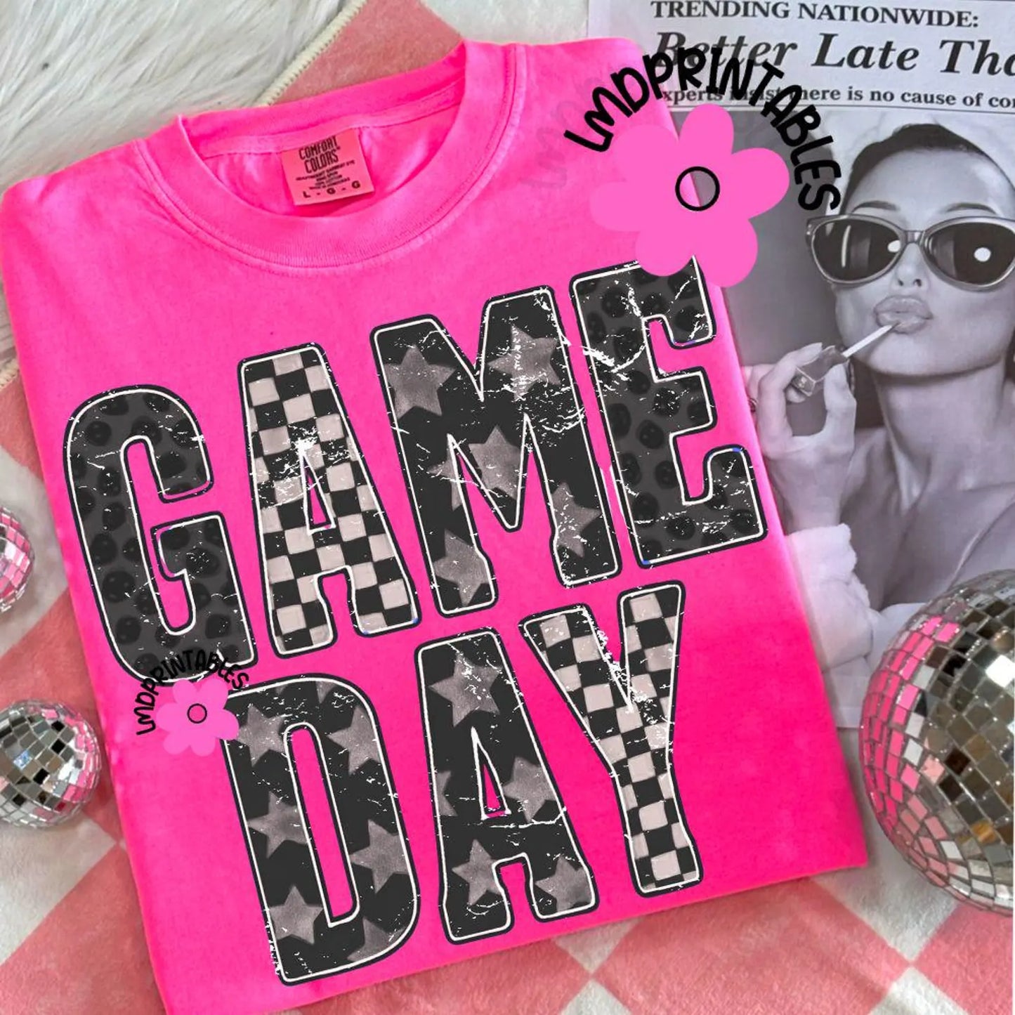 GAMEDAY STAR CHECKERED