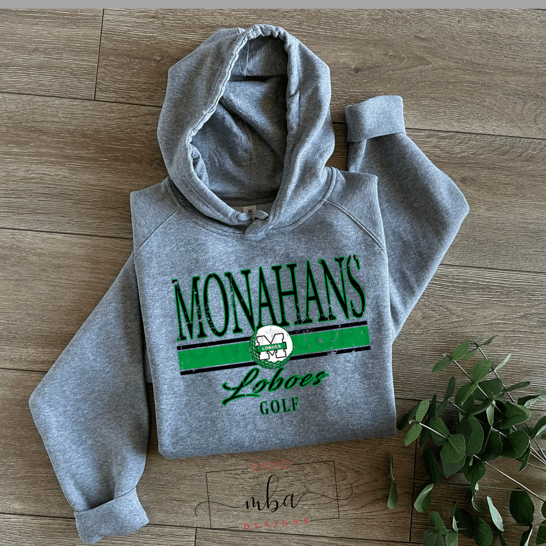 Custom Team GOLF Distressed Logo
