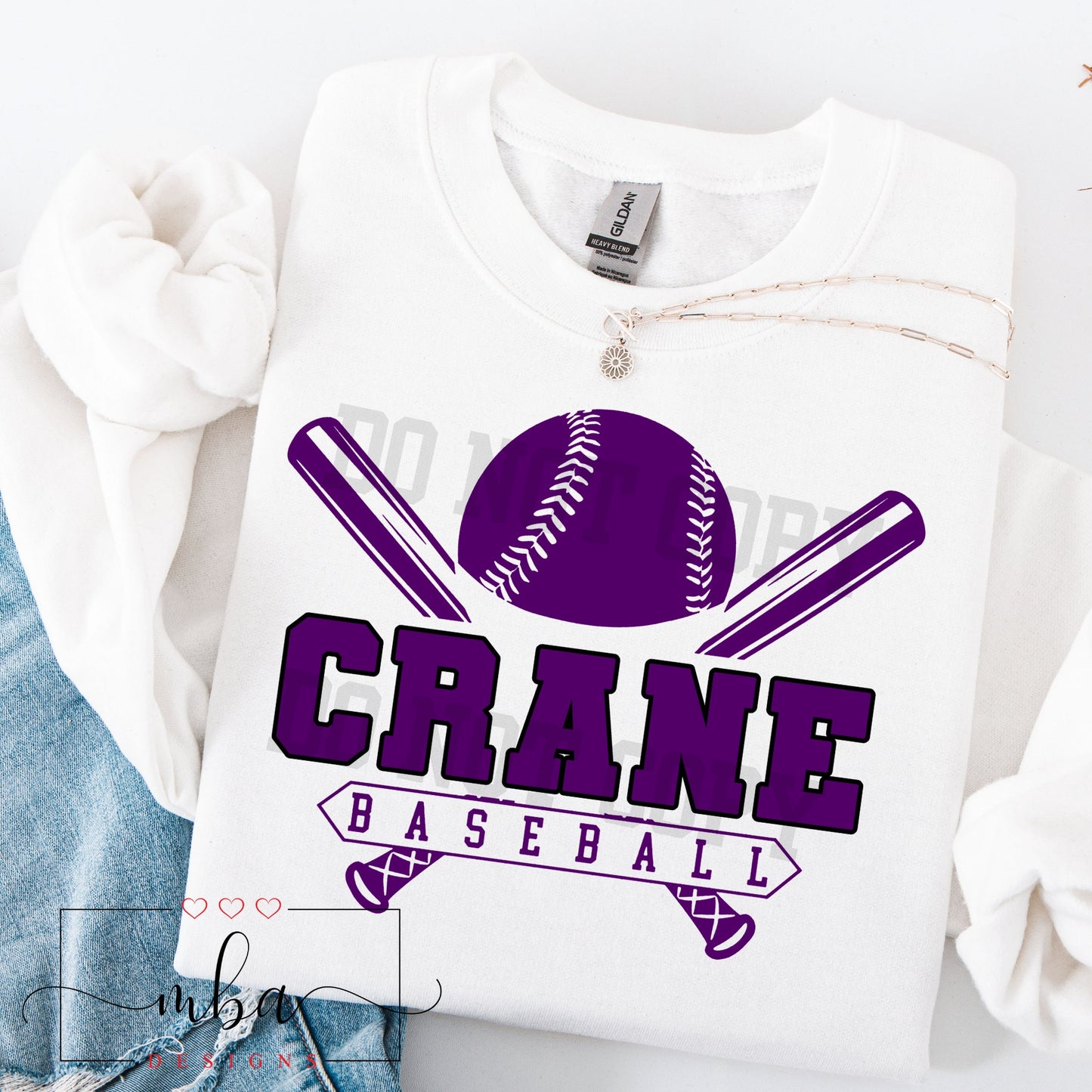 Custom Team Name and Color Baseball DOUBLE BAT
