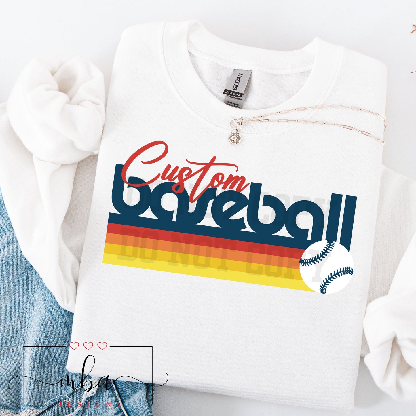 Custom Baseball Team Retro