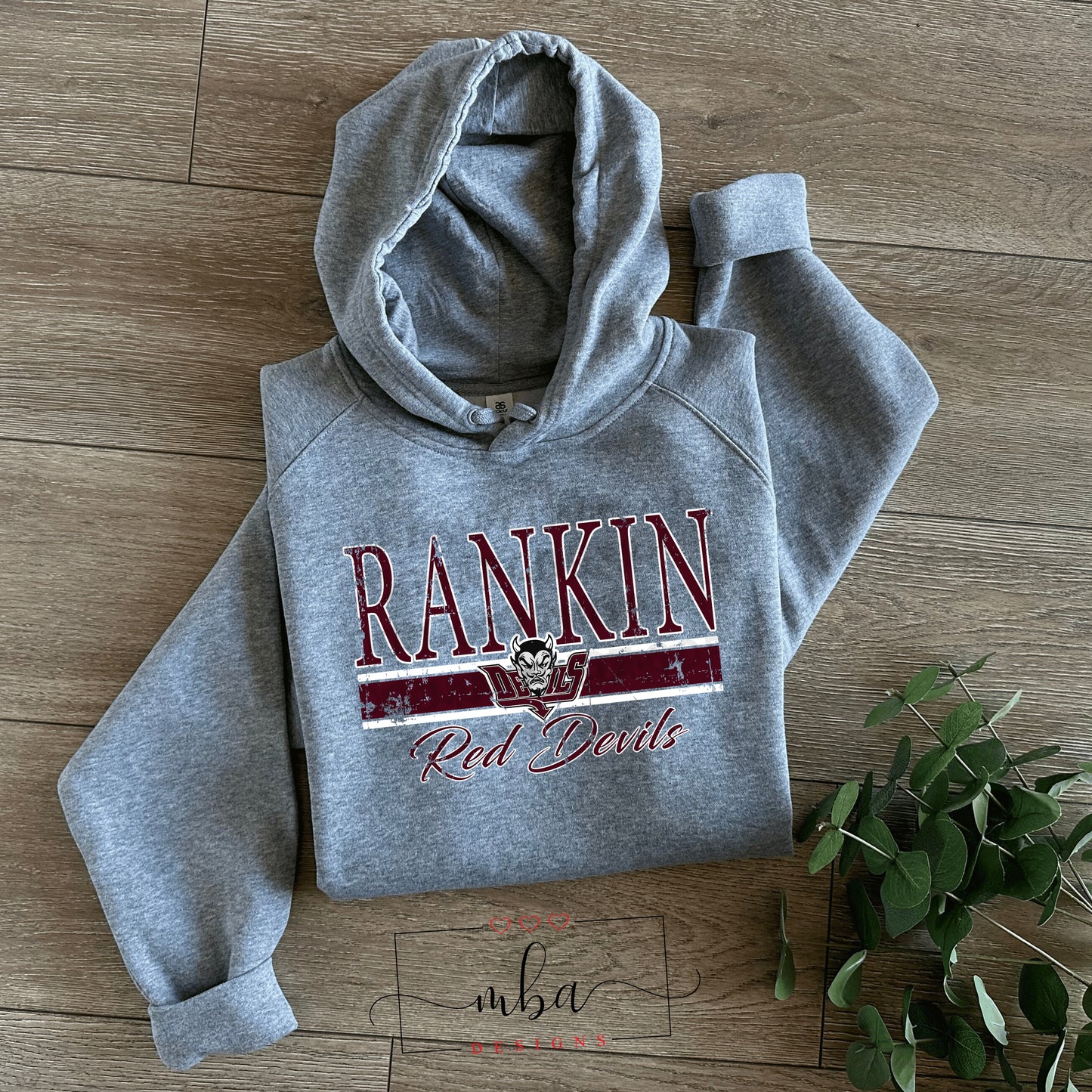 Custom Team Distressed Hoodies