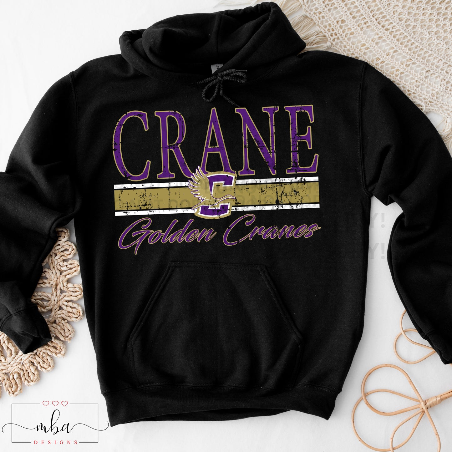 Custom Team Distressed Hoodies