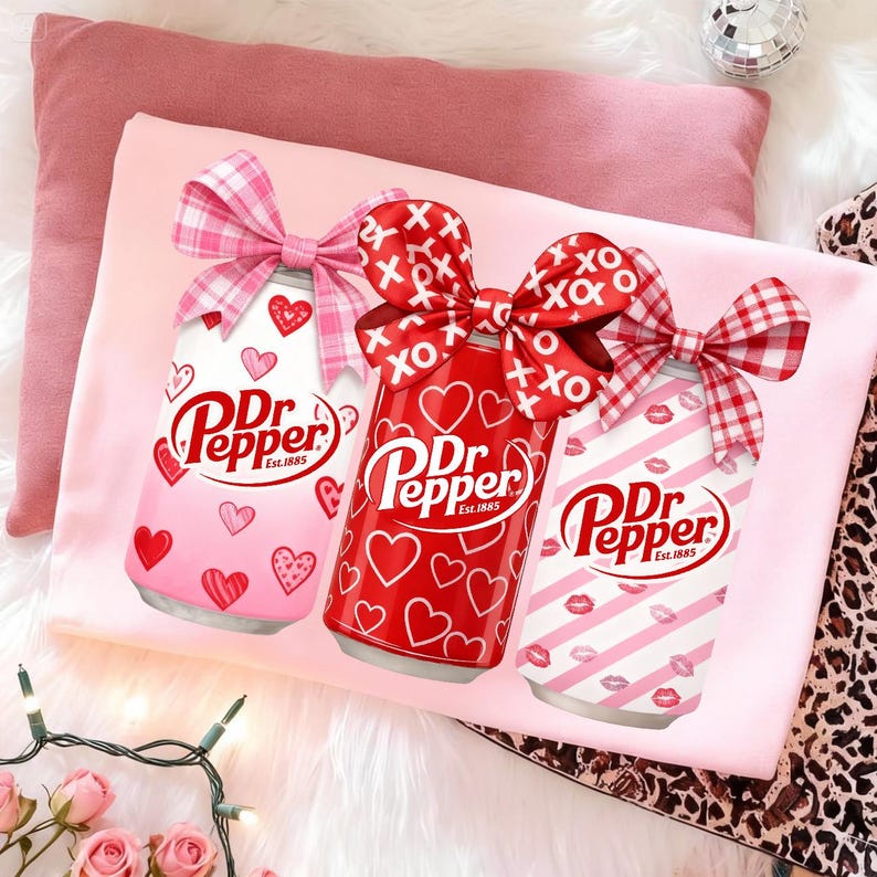Dr Pepper Coquette Bows