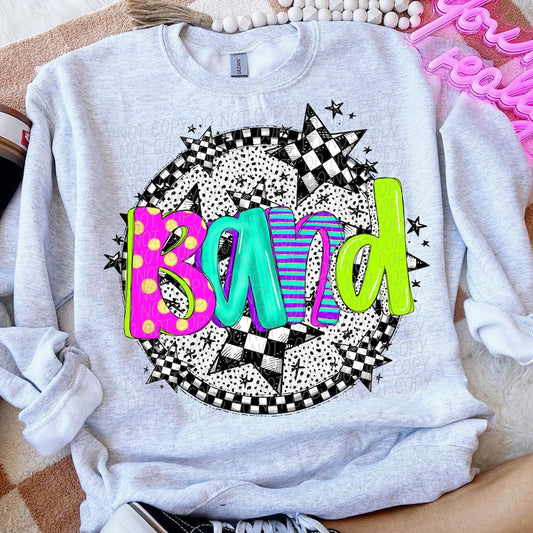 Band Checkered Stars