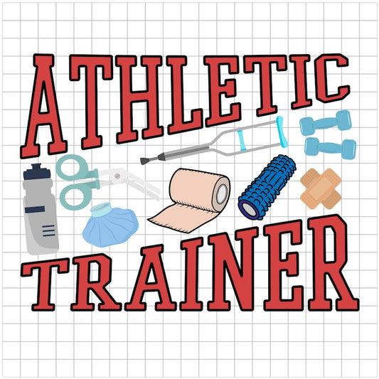 Athletic Trainer Red Letters