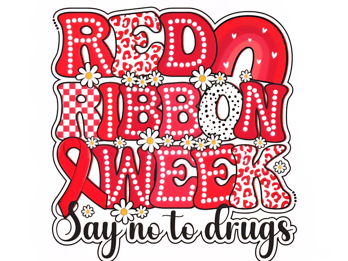 Coquette Bow Red Ribbon Week
