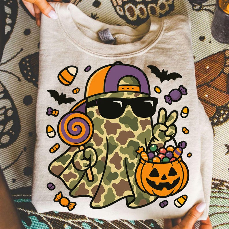 Camo Ghost With Shades