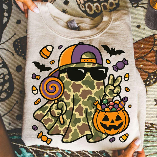 Camo Ghost With Shades