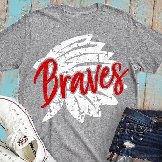 Braves with White headdress