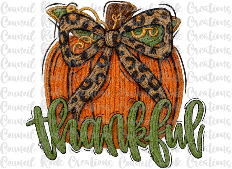 Thankful Faux Yarn Cheetah Bow