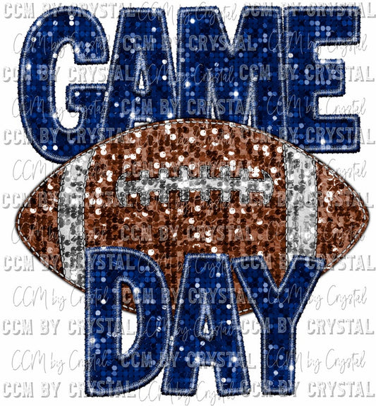 GAME Day Faux Glitter