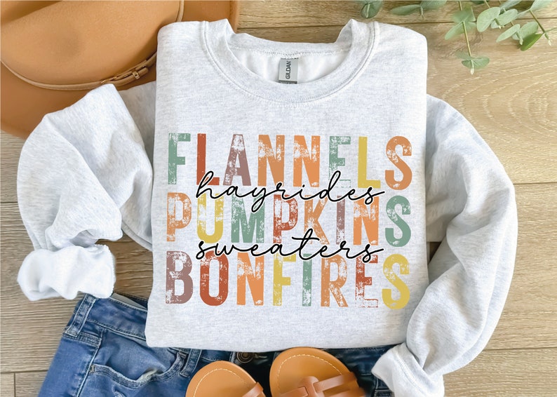 Flannels Pumpkins Bonfires