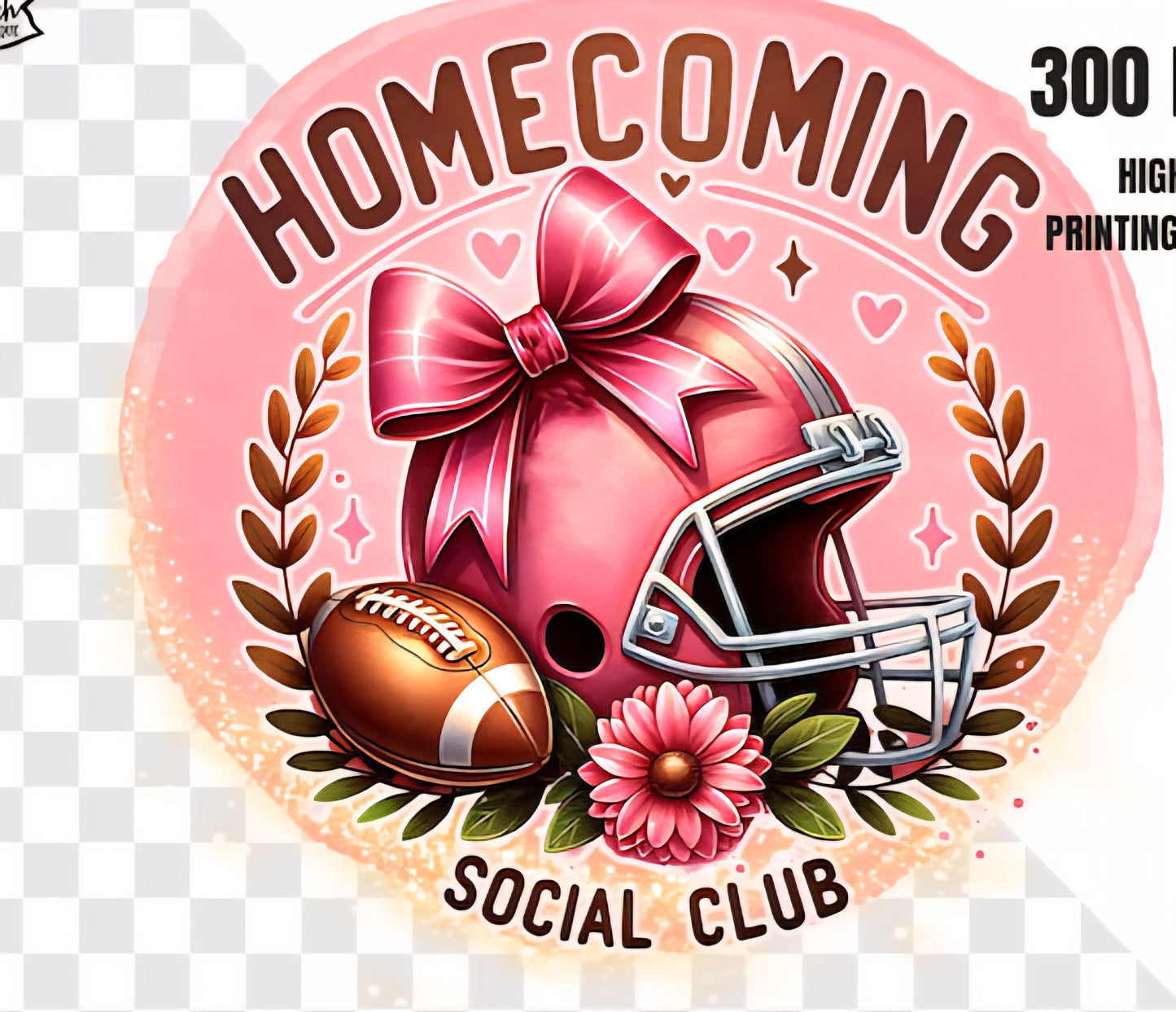 Homecoming Social Club Pink Helmet