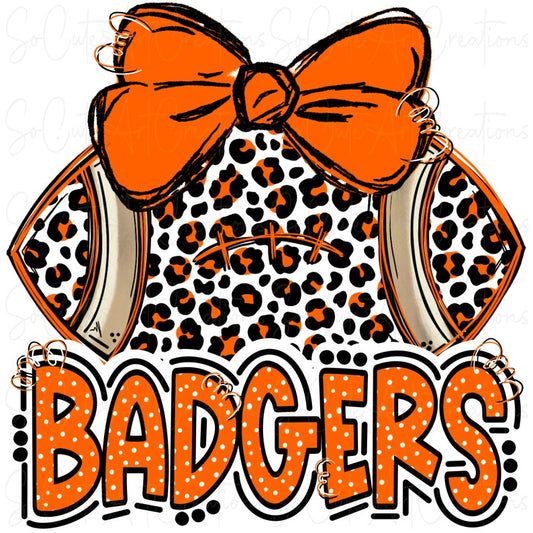 Badgers Leopard Football