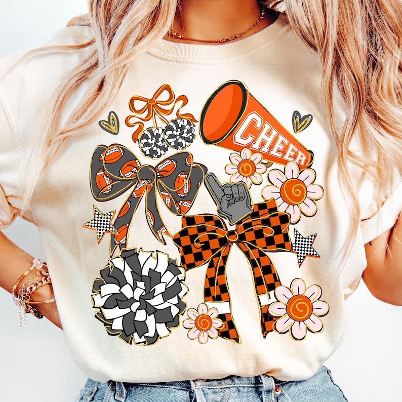 Cheer Coquette Orange Cheer