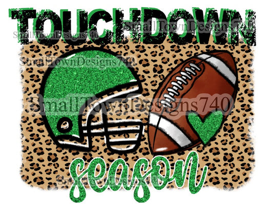 Touchdown Season Green helmet