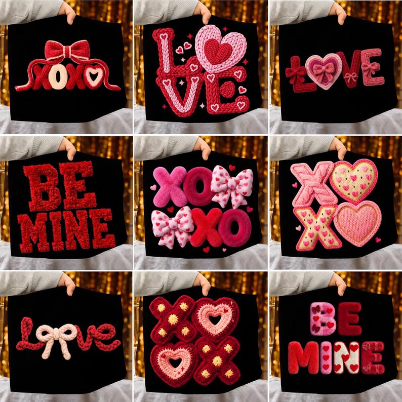 Valentines Faux Yarn bundle