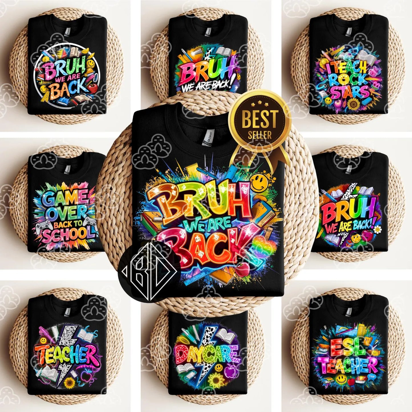 NEON COLLAGE BACK TO SCHOOL