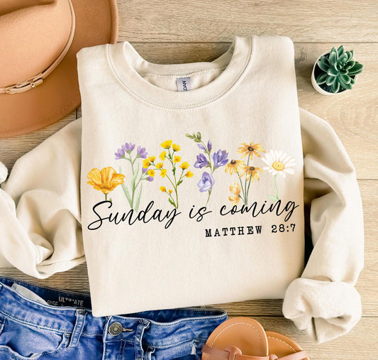 Sunday is coming MATT. 28:7