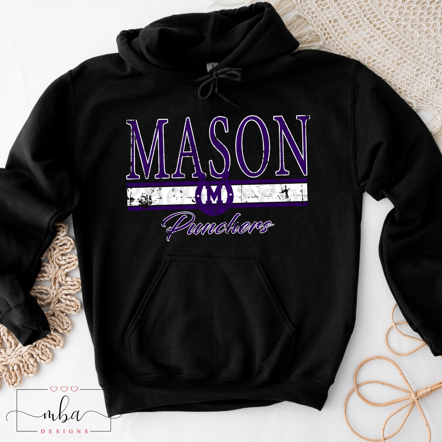 Custom Team Distressed Hoodies