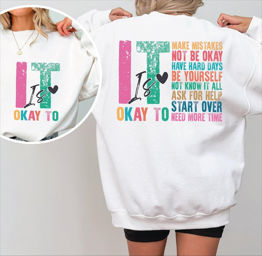It Is OK to (Black Small Heart)