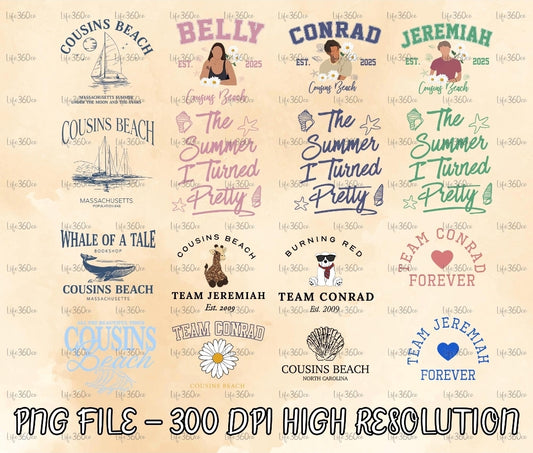 Cousins Beach colored Collage