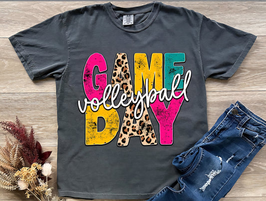 Game Day Cheetah print on A