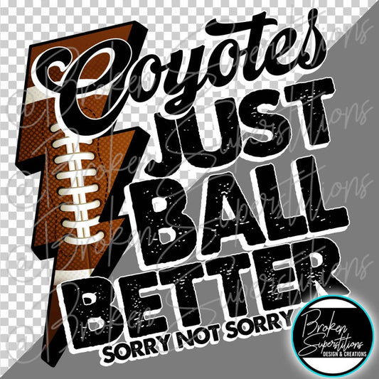Coyotes just ball better