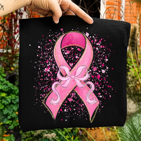 Pink Ribbon Splatter