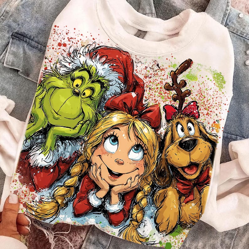 Retro Grinch Christmas