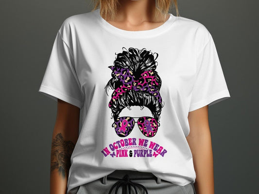 Messy Bun Pink/Purple