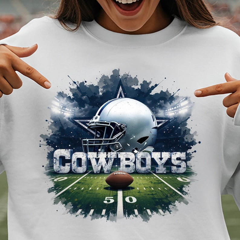 Cowboys Splatter Background