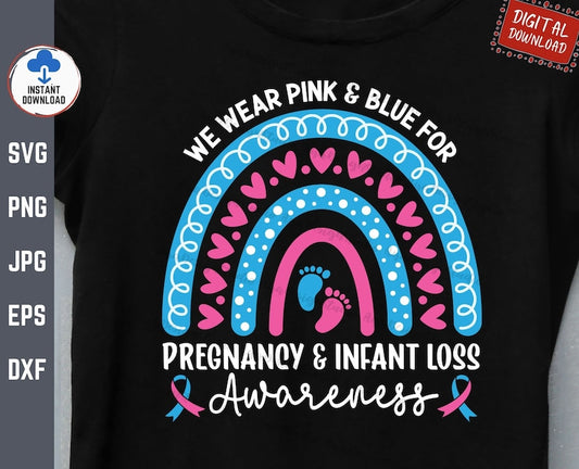 Pink and Blue Rainbow