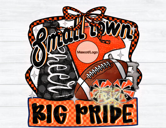 Small Town Big Pride Custom Logo Helmet