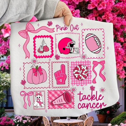 Preppy Breast Cancer Collage