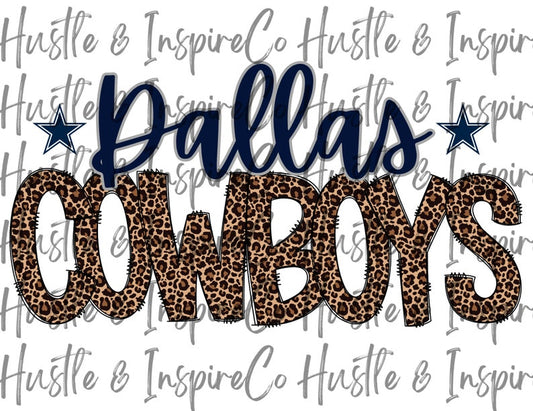 Dallas Cowboys Cheetah Print