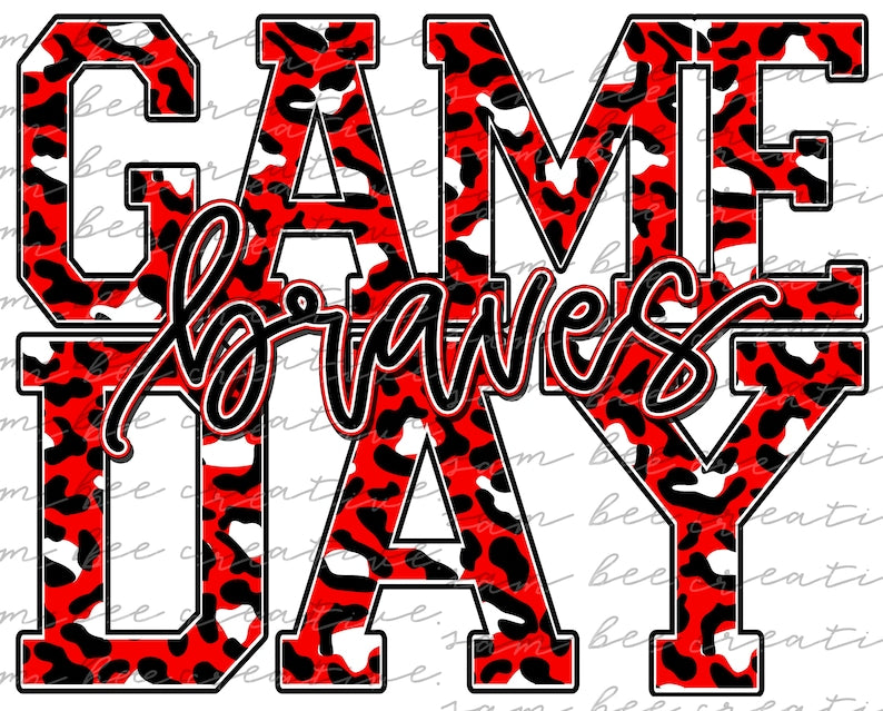 Braves Leopard Game Day