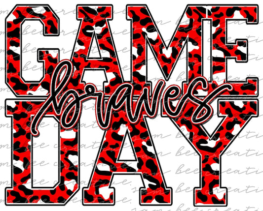 Braves Leopard Game Day