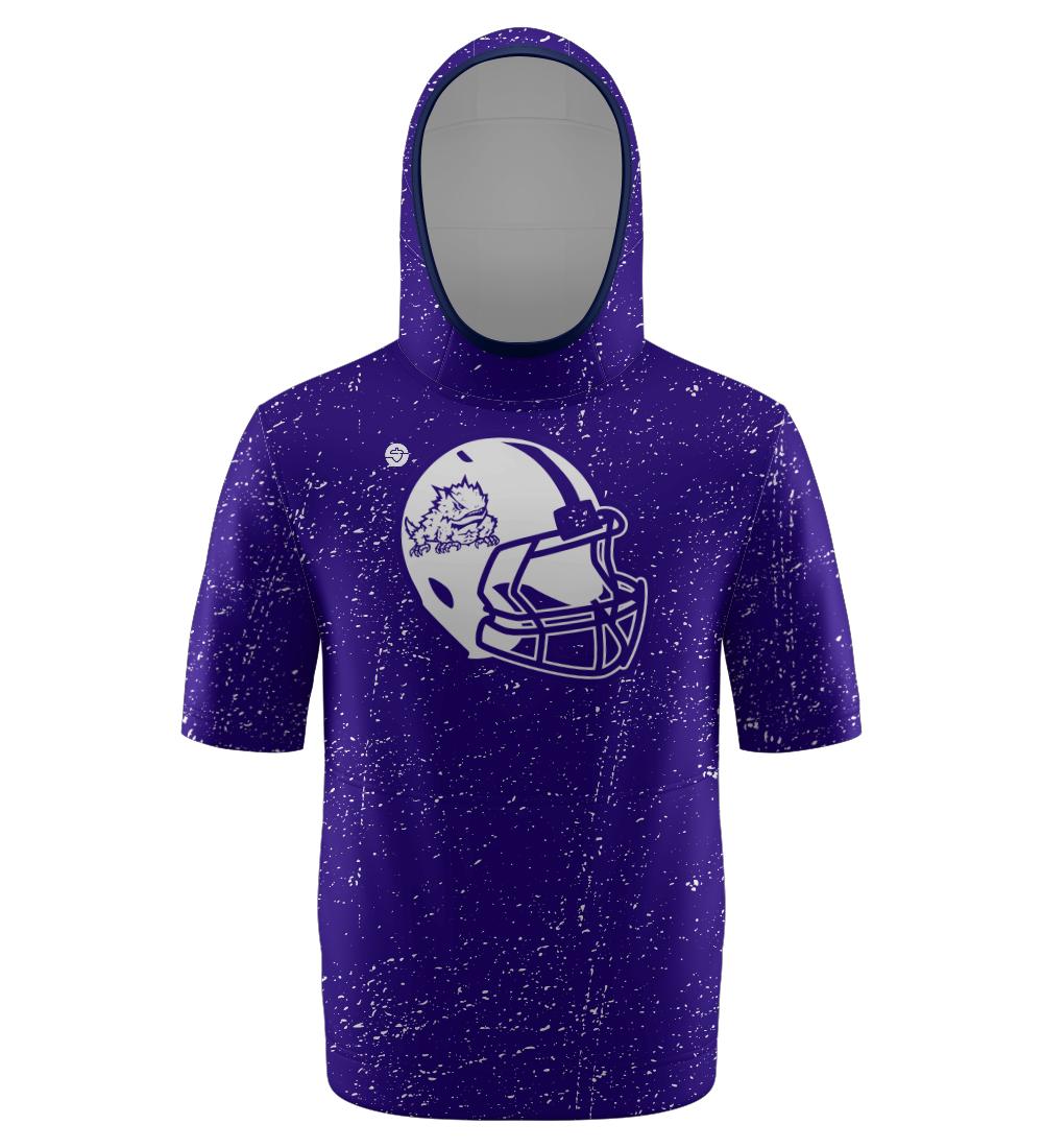 Performance Hooded Tees- Football Helmet Custom Team