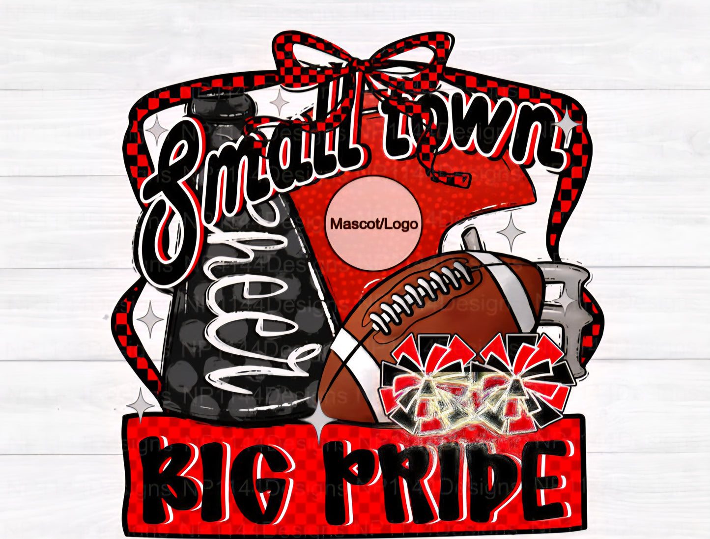 Small Town Big Pride Red/Black