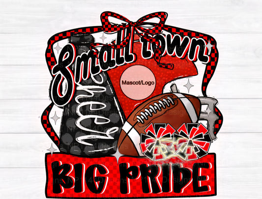 Small Town Big Pride Red/Black