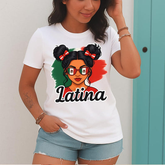 Latina mini buns with red sunshades