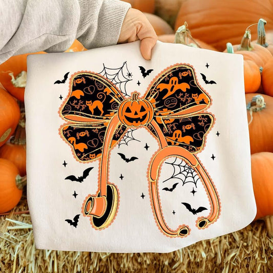 Halloween Nurse Bow
