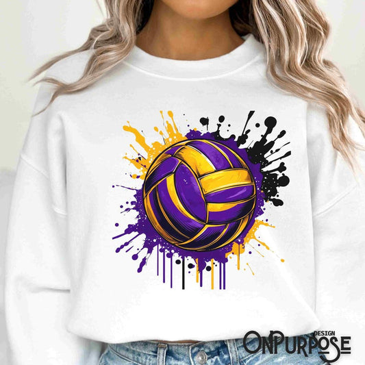 Purple Gold Splattered VB