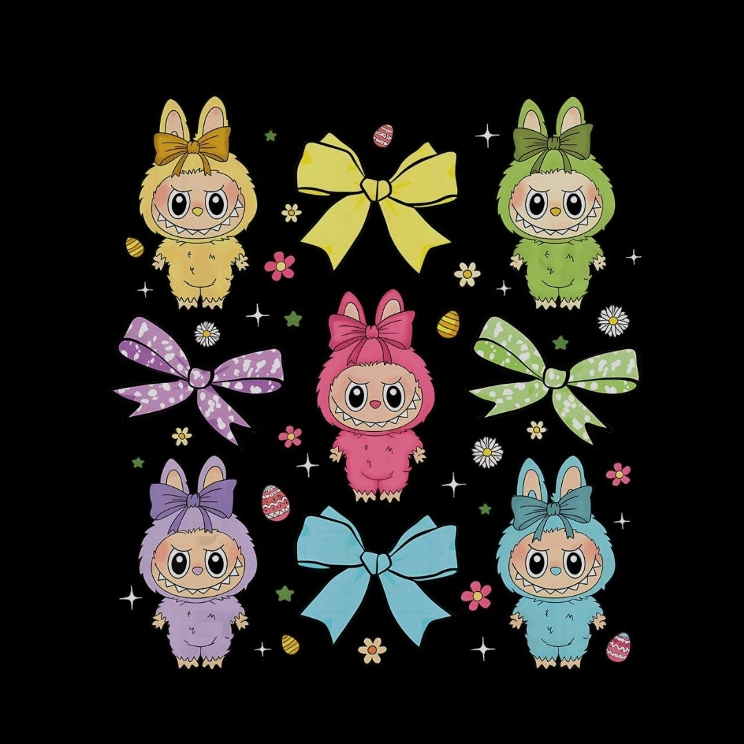 Labubu Bow Collage