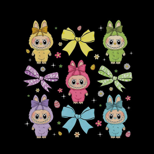 Labubu Bow Collage