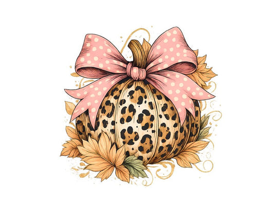 Cheetah Print Pumpkin